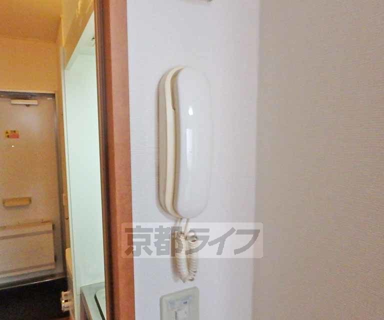 セキュリティ　ここから来客者さんと対応できます