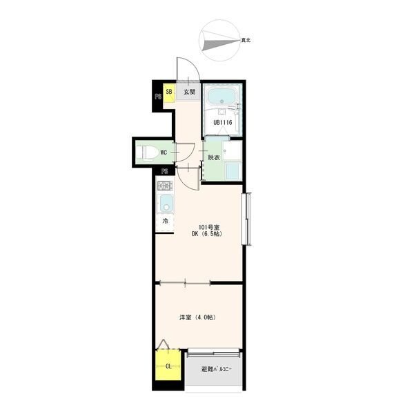 1DK Apartment in Nakamura-ku, Nagoya, Aichi — photo 2 of 3