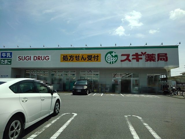 ドラックストア　スギ薬局日永店（ドラッグストア）まで500m