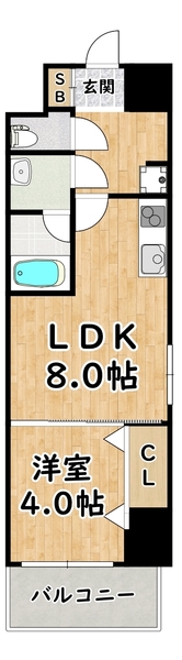 1LDK Mansion in Yodogawa-ku, Osaka — photo 2 of 3