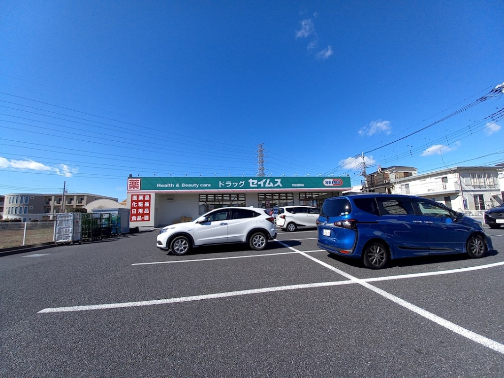 ドラックストア　ドラッグセイムス草加青柳店（ドラッグストア）まで118m