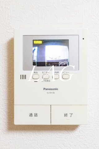 セキュリティ　モニター付インターホンです。