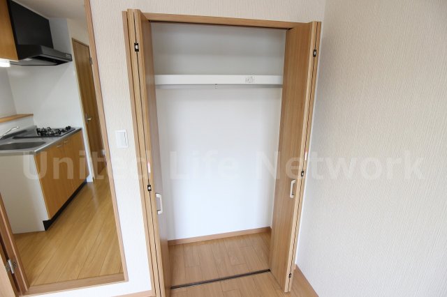 収納　クローゼット付きでお部屋もスッキリ♪