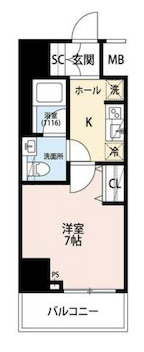 プレール・ドゥーク梅島の間取り写真