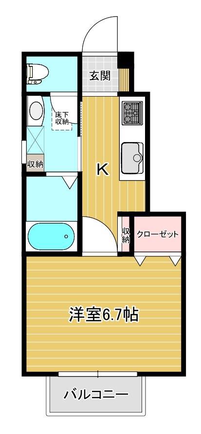 フォレスタBの間取り写真