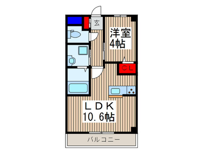 ラヴィーユ クラの間取り写真