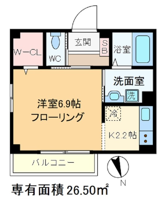 ベルソレイユの間取り写真
