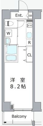 クレヴィスタ門前仲町グランの間取り写真