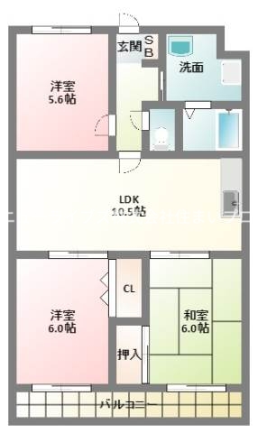 アクティ寝屋川の間取り写真