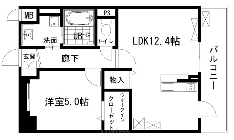 グランツ京都南の間取り写真