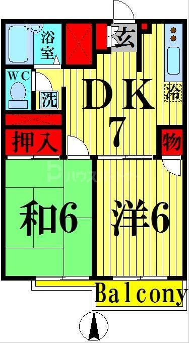 エリールの間取り写真