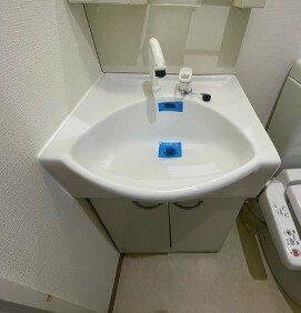 洗面設備　他号室　同施工参考写真