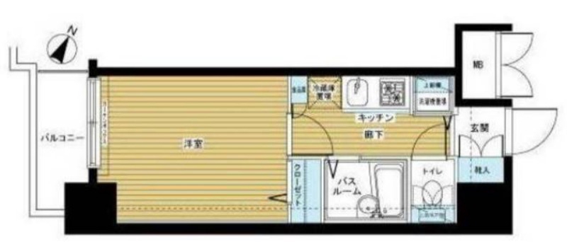 トーシンフェニックス田町の間取り写真