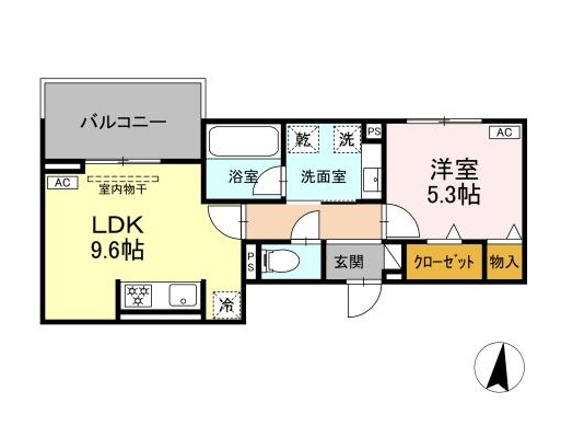 地下鉄桜通線 瑞穂運動場西駅 徒歩8分 3階建 新築の間取り写真