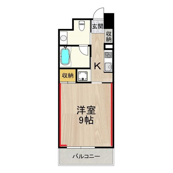 グランツ西大橋の間取り写真