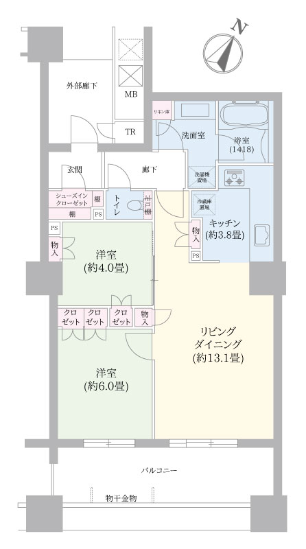 Brillia 有明 SkyTowerの間取り写真