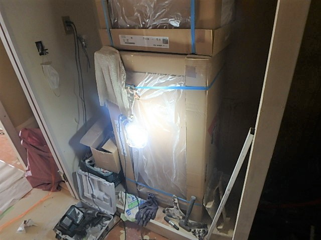 キッチン　改装中です