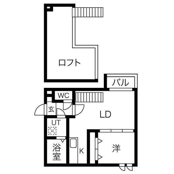 Creo高畑弐番館の間取り写真