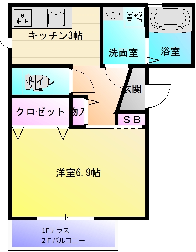 River Graceの間取り写真