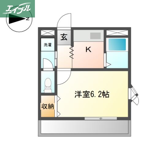 メゾンあさひの間取り写真