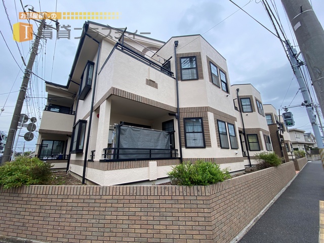 建物外観　どのお部屋も日当たりは良さそうですね。