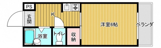 コーポサンライズの間取り写真