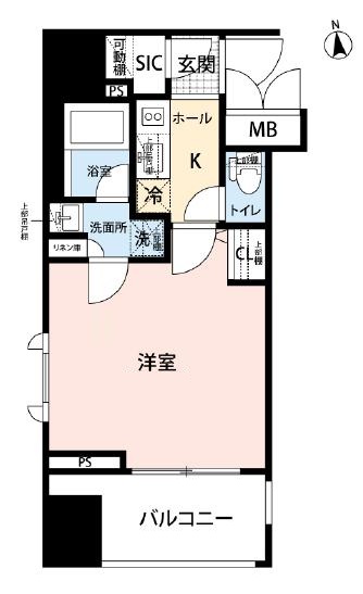 東京メトロ東西線 門前仲町駅 徒歩8分 15階建 築8年の間取り写真