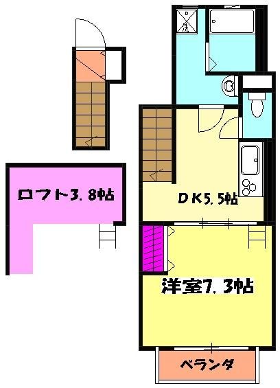 プランドールの間取り写真