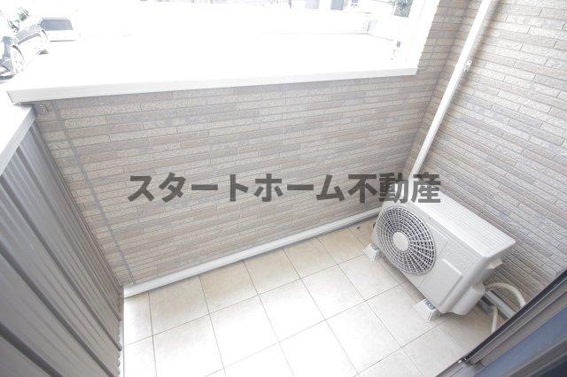 バルコニー　広々としたバルコニーです