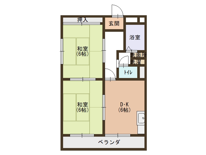 豊栄住宅の間取り