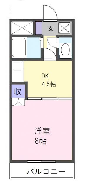 マンション青山1988の間取り