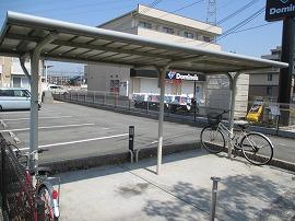眺望　駐輪場