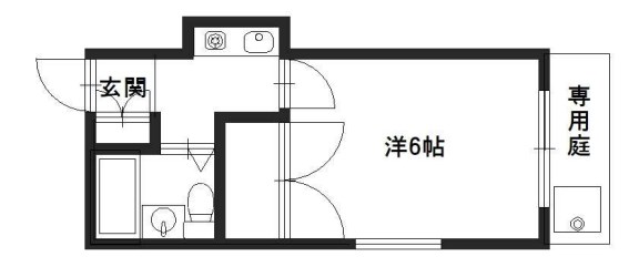 姫路市宮西町のアパートの間取り