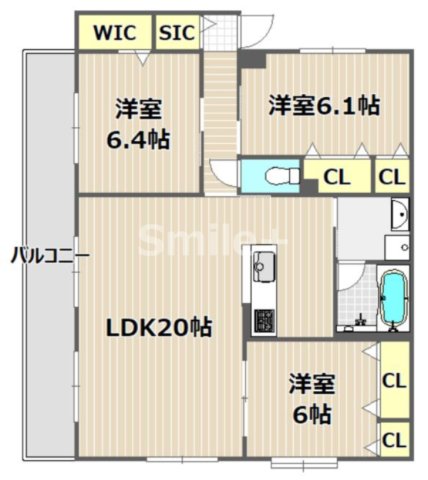 ベンビレッジ平田西公園の間取り