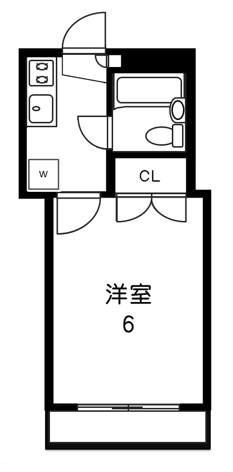 東京都中野区白鷺３（アパート）の賃貸物件の間取り