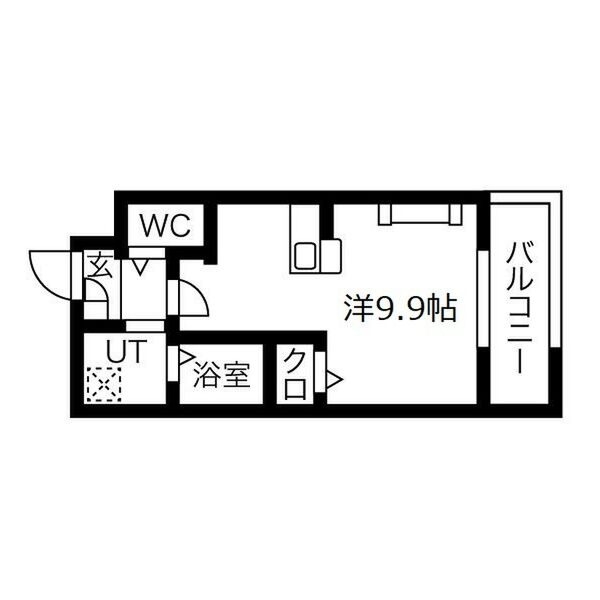 堺市堺区向陵東町のマンションの間取り