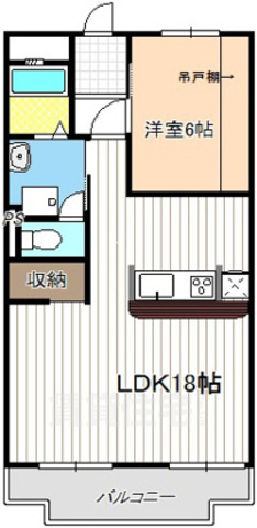 名古屋市中川区打中のマンションの間取り