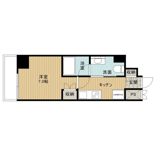 名古屋市東区山口町のマンションの間取り