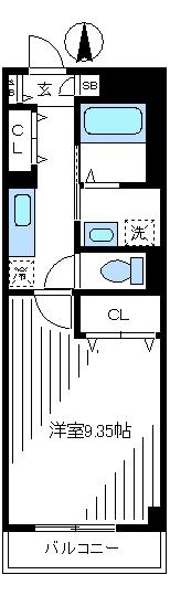 メゾンコンフォールの間取り