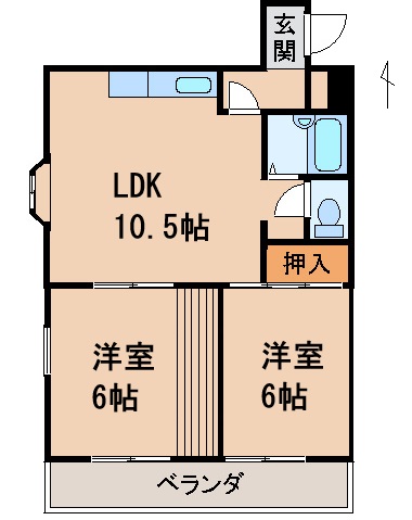 グリーンヒル金池の間取り