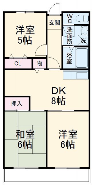 トークストリートアソガワの間取り