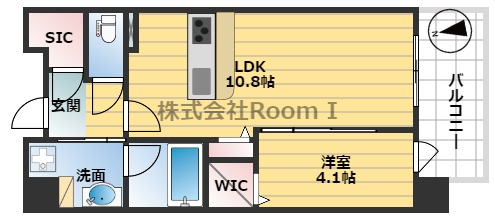 ウェルホームズ法円坂の間取り