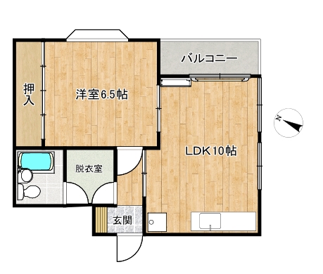 日宇富士ビルの間取り