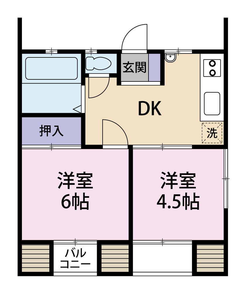 馬込ライフの間取り