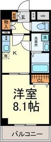 名古屋市北区城見通のマンションの間取り