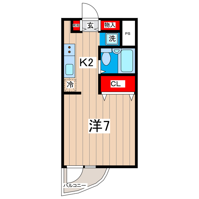 グランメゾン・鮎川の間取り