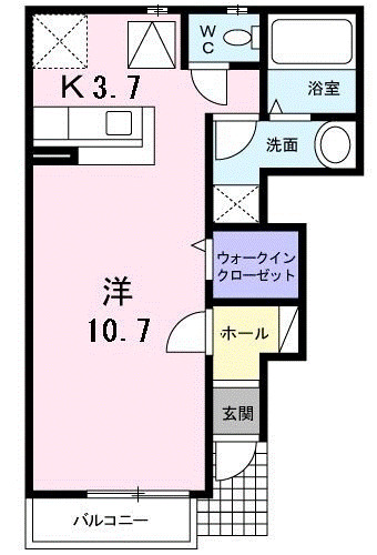 コピオーネＡの間取り