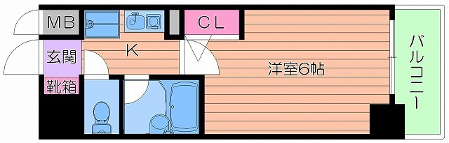 エスリード大阪城北の間取り