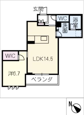 SHAMAISON MATSUSAKACASTLEの間取り