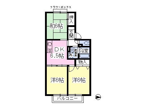 ハイツストリームIIの間取り